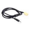 59.1in 6Pin AUX IN Cable Audio Input Adapter 3.5mm Jack Replacement for Fiat Grande Punto