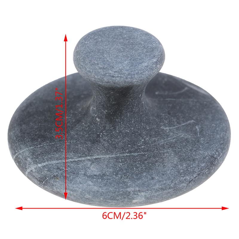 Black Gua Sha Stone Natural Black Ore Stone Gua Sha Massage Tool Relaxation Tool