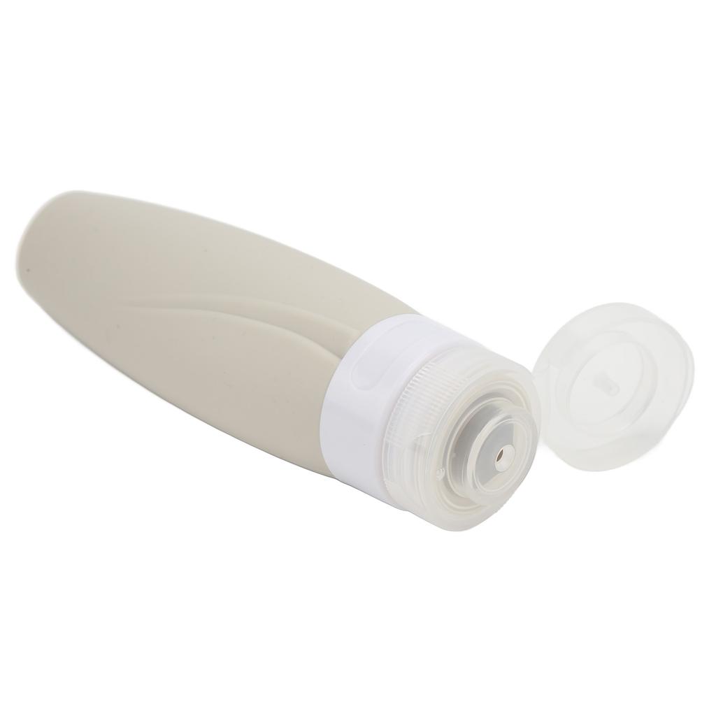 4Pcs Silicone Travel Bottle Large Opening Design Leakproof 90ml 4 Colors Squeezable Travel Containers Set for Travelling