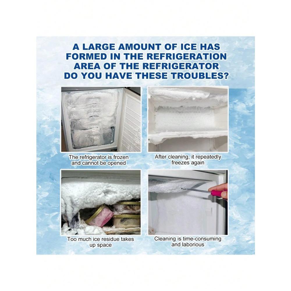 3 ks Odmrazovací prostředek do lednice 120 ml Sprej na odmrazování lednice Mrazák Čerstvé Odmrazování Odstranění zápachu Domácí odmrazovací zařízení