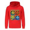 Geometry Dash Kleidung Kinder Frühling Herbst Hoodies Baby Jungen Kapuzenpullover Kleinkind Mädchen Lässige Oberbekleidung Kinder Jacken