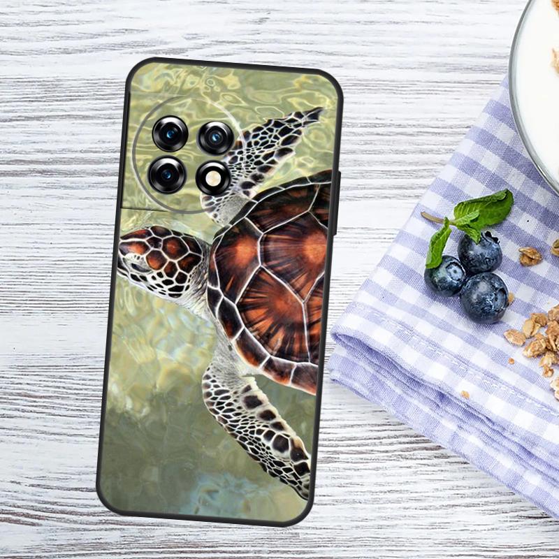 warming green turtles Case For OnePlus Nord CE 5 4 3 2 Lite N20 N30 OnePlus 15R 13T 13R 12R 10T 10R 11 13 15 Cover