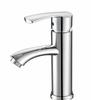 Silver Basin Sink Faucet Circular Nozzle Bathroom Sink Faucet Hot And Cold Function with Accessory Set