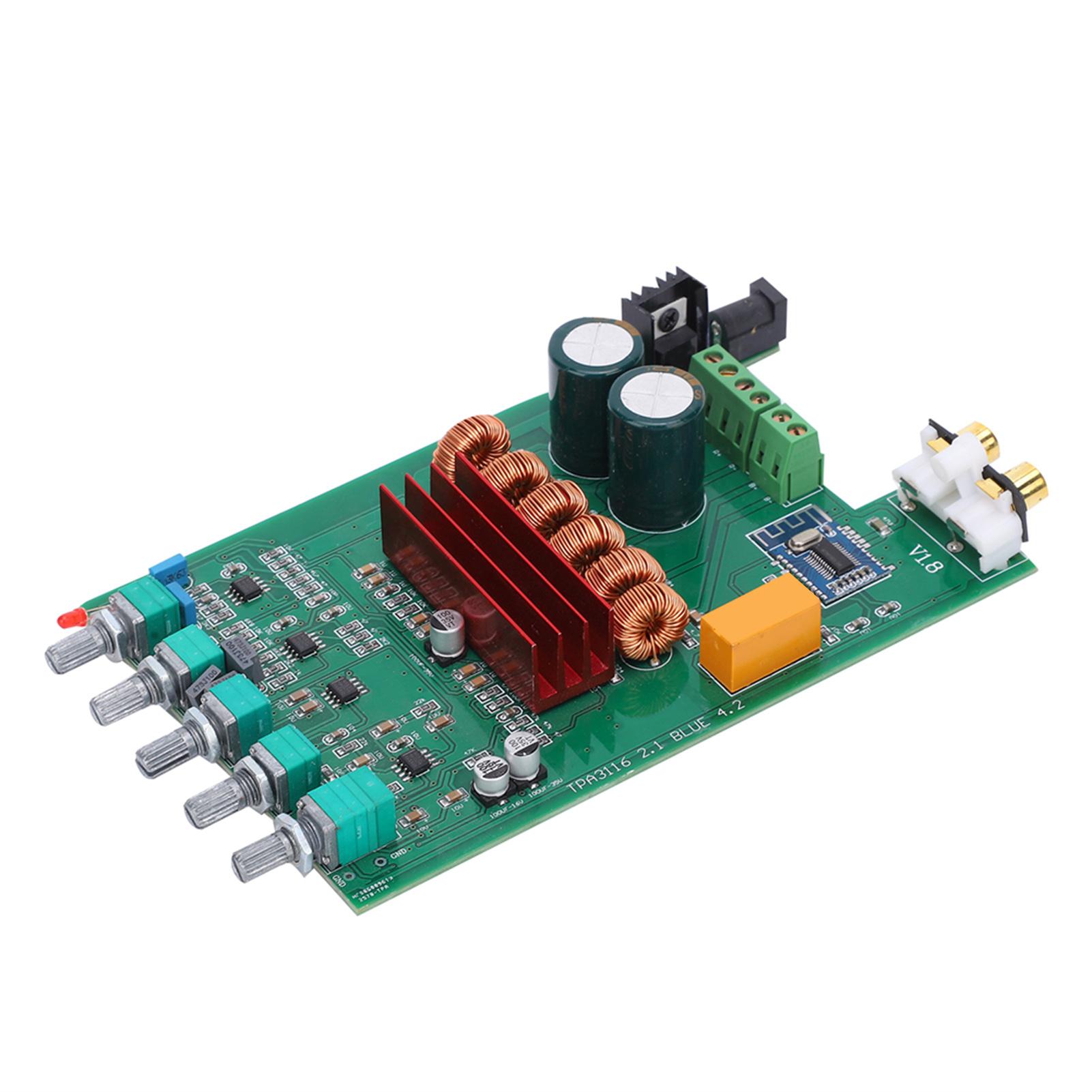 

Digital Power Amplifier Board Bluetooth 5.0 Subwoofer Audio Module DP1 TPA3116D2 300W