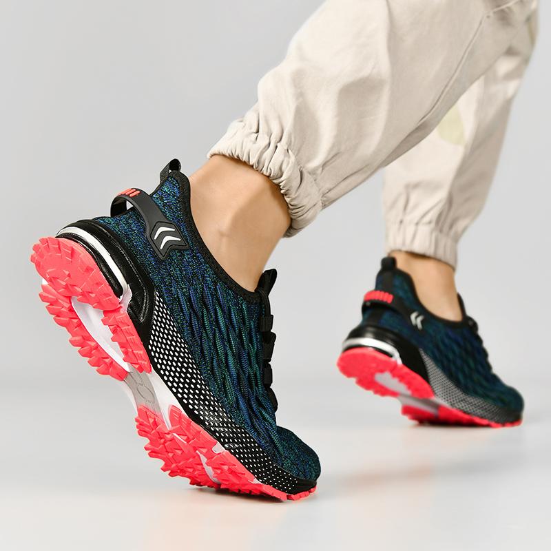 Übergröße 48 Leichte Atmungsaktive Freizeit-Sportschuhe Aus Netzstoff Herren Sneaker