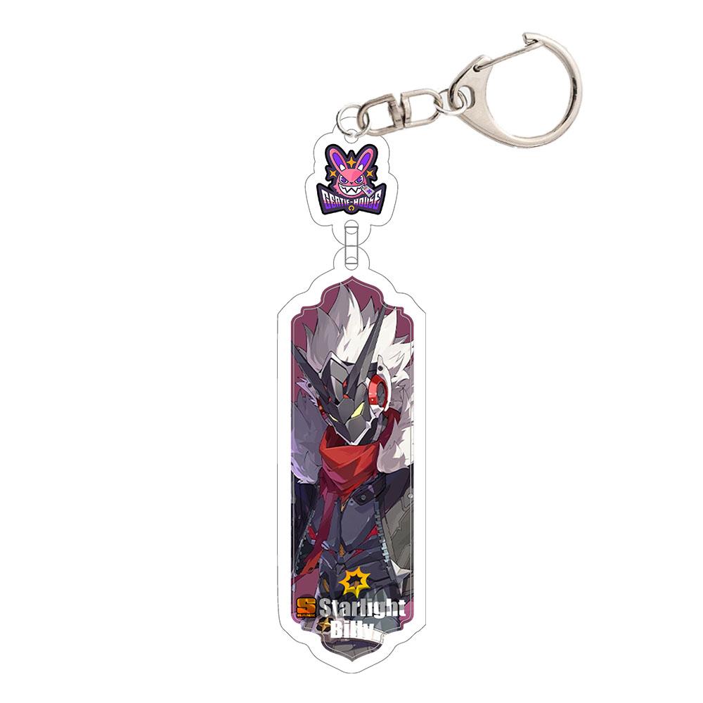 Game Zenless Zone Zero Acrylic Keychain Aria Cissia Nangong Yu Backpack Keyring Pendant Belle Nicole Demara Decorative Ornament
