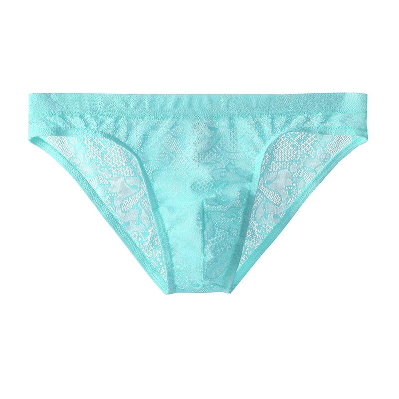 Youye Чоловічі прозорі мереживні дихаючі труси з низькою посадкою