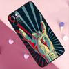Rock Roll Skull Phone Case For iPhone 17 Pro Max 11 14 15 16 Pro Max Plus 12 13 Mini 17 Air 16e Back Cover