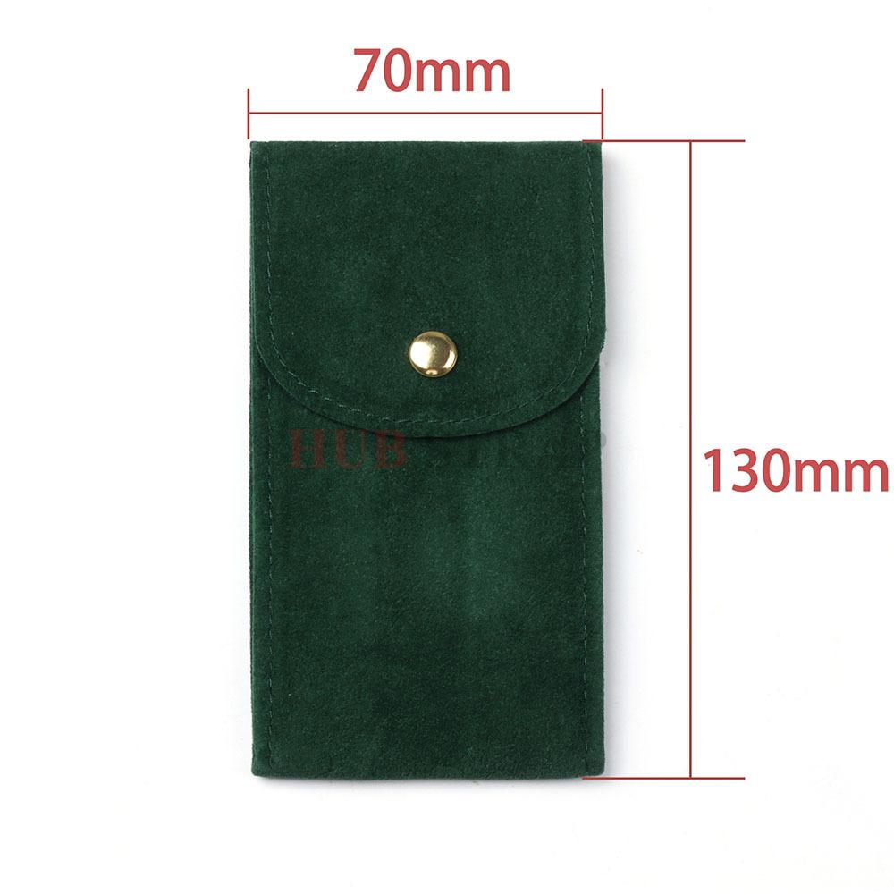 Flannelette Watch Bag White Black Green Red Watch Box Gift Box Travel Storage Case Durable Portable Watch Dust Protection Case