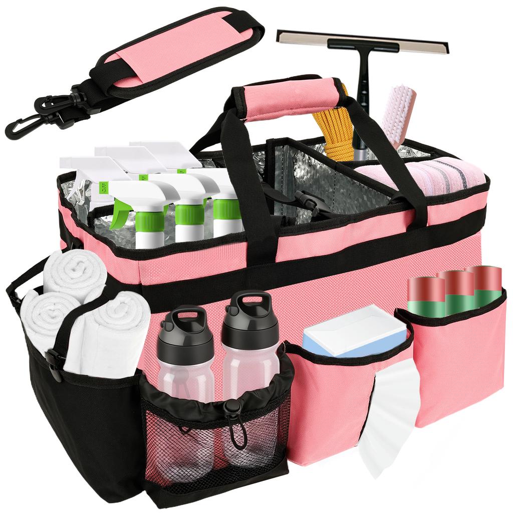 Aufbewahrungstasche für Reinigungswerkzeuge Multifunktional Schwerlast Wasserdicht Verschleißfest Werkzeugtasche mit Hüftgurt und Schultergurt