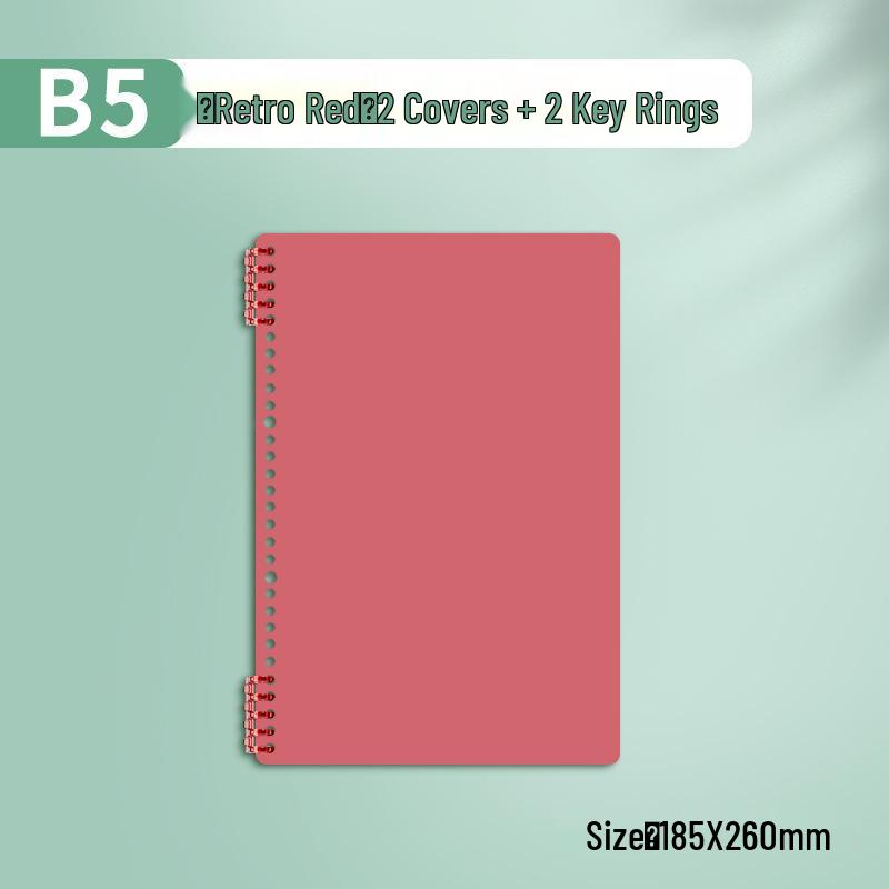 B5 Loose-Leaf Durable Notebook: Thick, Comfortable, Perfect for Students