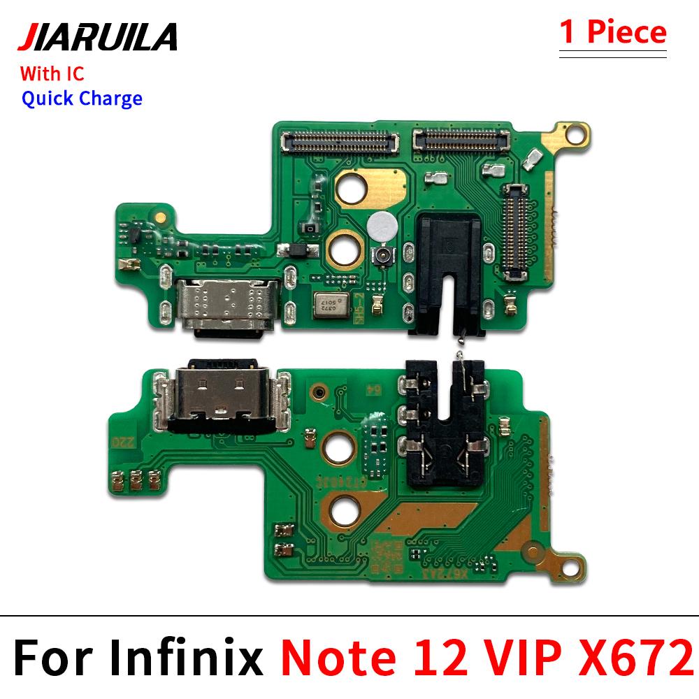 USB Charging Port Board Flex Cable Connector Parts  For Infinix Note 7 8 8i 11 11 11S 11 11 Pro Lite VIP Microphone Module