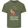 A Girl Who Loves Books Bookworm Reading Unisexs Light Cotton TShirt