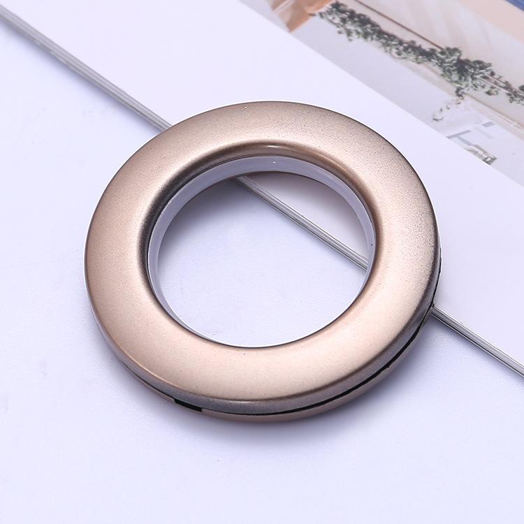 80Pcs Curtain Grommet Top Eyelet Rings Curtain Eyelet Metal Ring Low Noise Roman Rod Ring DIY Home Curtain Accessories
