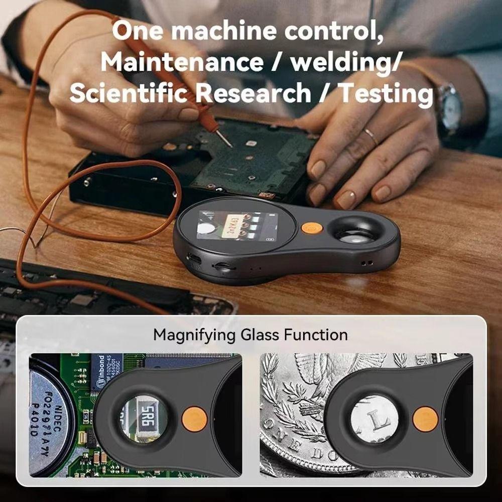 HD Children's Digital Microscope 2 Inch IPS Screen Coin Magnifier Electronics Repair