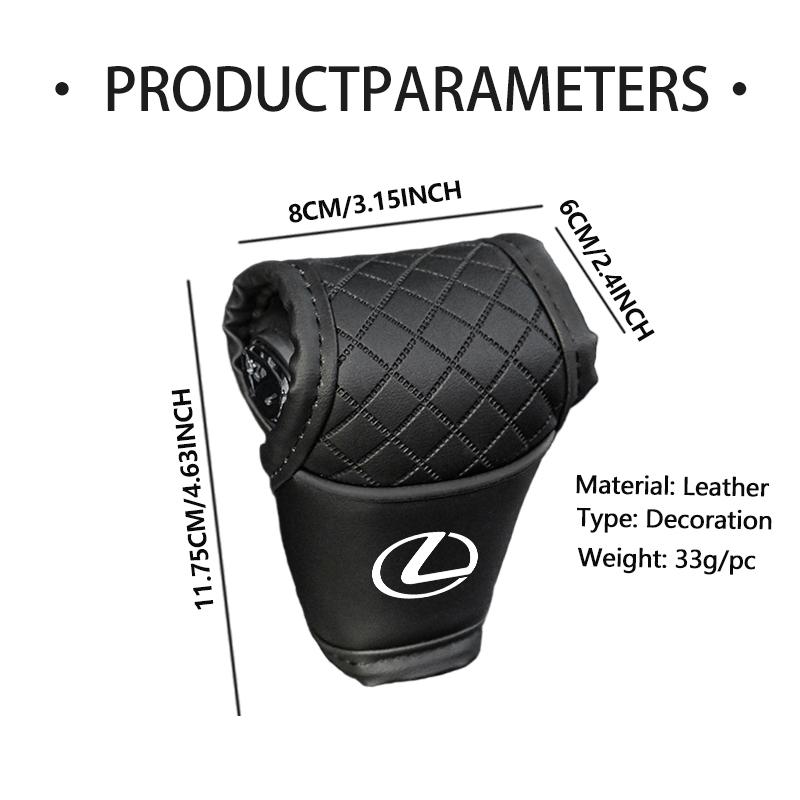 For Lexus Leather Car Gear Shift Handle Cover Hand Brake Protector Sleeve IS350 ES350 IS250 IS460 IS220h IS300 LX570 UX250h