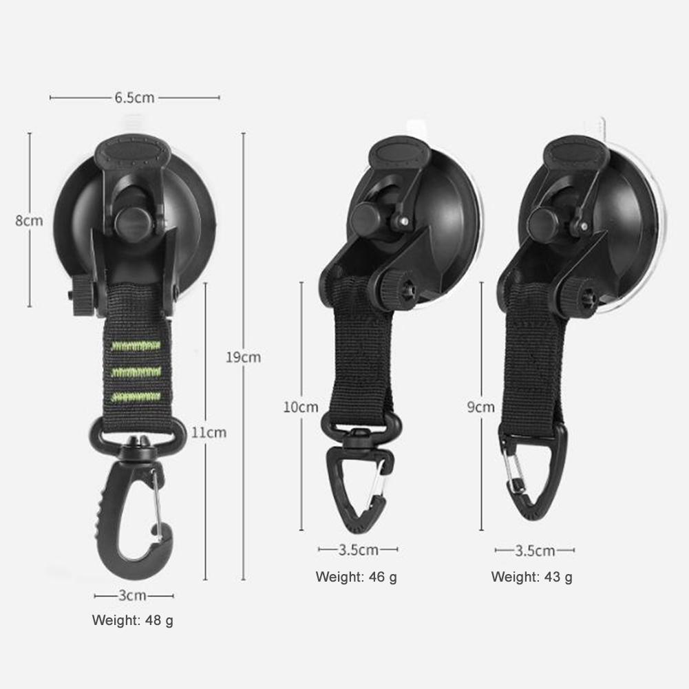 4pcs Outdoor Suction Cup Anchor Securing Hook Tie Down Camping Tarp As Car Side Awning Pool Tarps Tents Securing Hook Universal