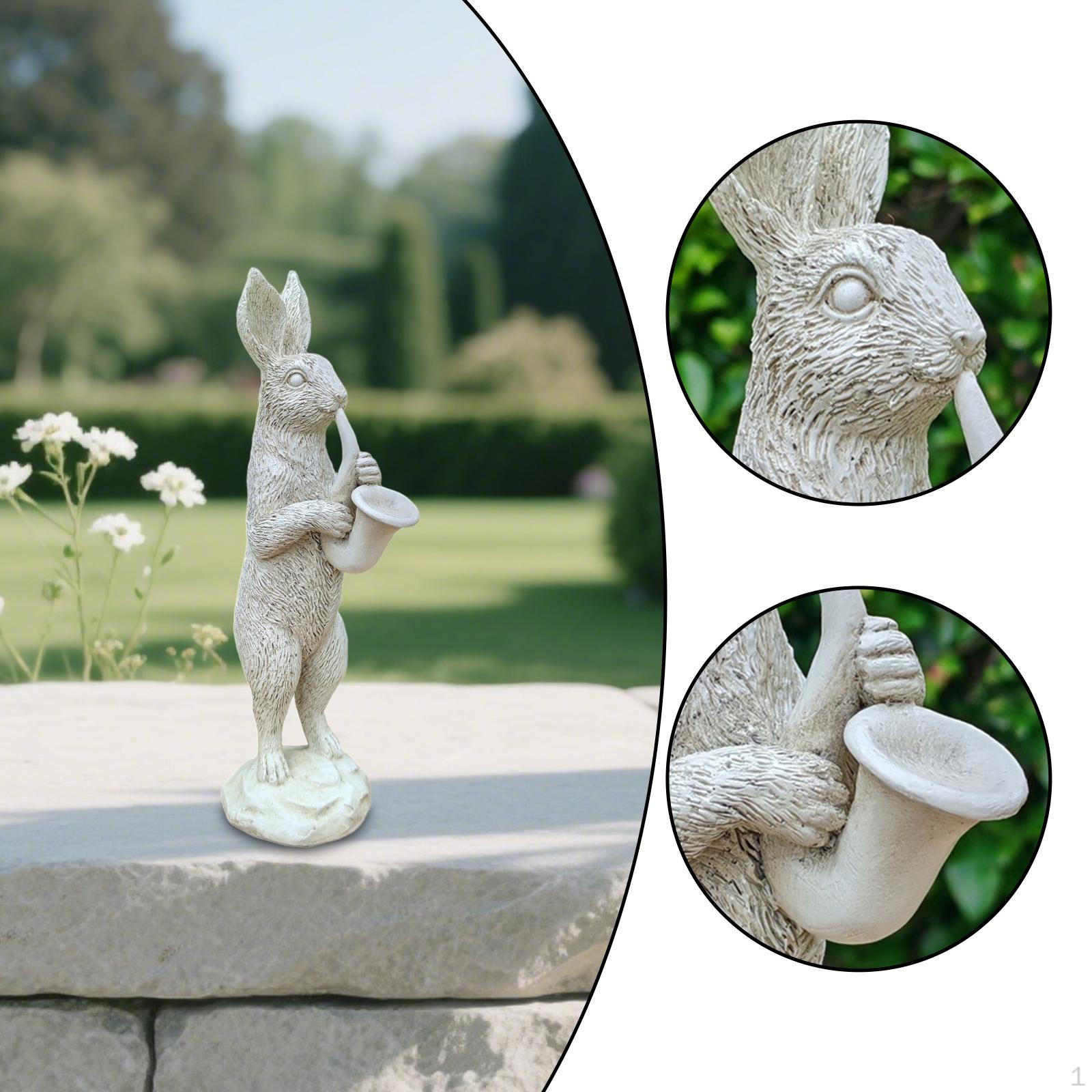 

Садовый декор статуэтка кролика украшение для дома балкона патио Style A