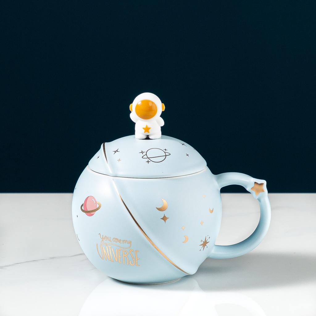 Astronaut Keramiktasse Planet Tasse Kreative Personalisierte Wasser Tasse Souvenir Geschenk Tasse Kaffeetasse