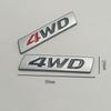 3D Metal Logo 4WD Emblem Car Fender Size Badge Car Trunk Decals 4WD Sticker Accessories car sticker emblem