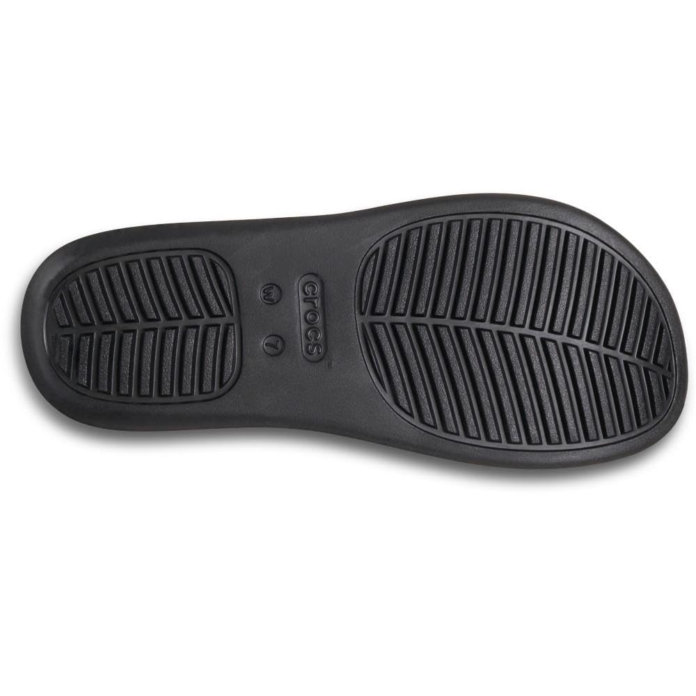 Crocs Getaway Platform Toe Loop, 25cm, Women's, Black