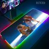 Rgb Final Fantasy Mouse Pad Laptop Mousepad Gaming Cool Mouse Mat Large Gamer Mousepads Speed Cool LED Desk Mat with Backlight