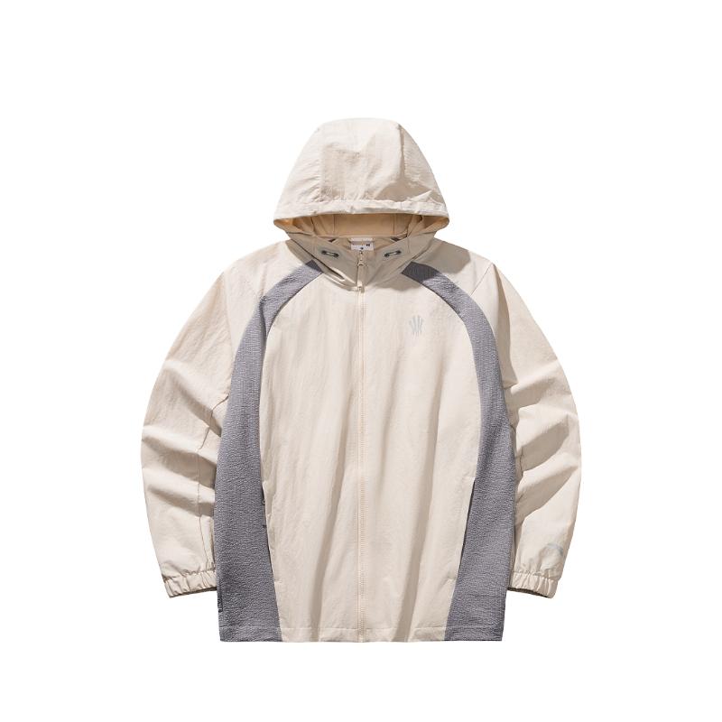 

Anta Kyrie Series Basketball Comfortable Simple Versatile Loose Hooded Color Block Zipper Jacket Unisex jackets 172531601-1 M