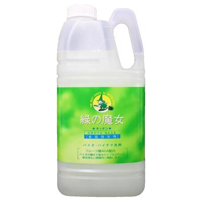 Green Witch Kitchen Liquid 2L Commercial Use [Large Capacity] (Dishwashing Detergent)