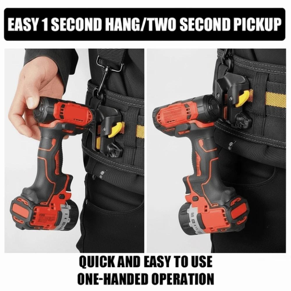 Quick Release Power Tool Hooks Self-Locking Quick Release Hooks Belt Tape Accessories
