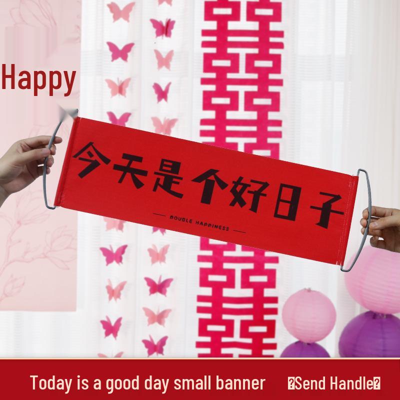 Hand-Drawn Wedding Photo Props Banner for Bride and Bridesmaids Engagement Game