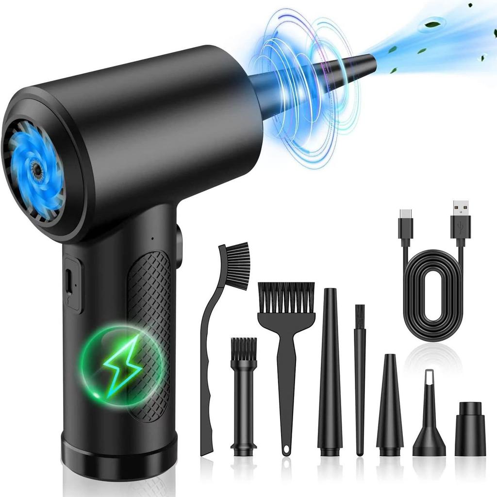 Violent Turbo Ventilator Suflantă portabilă de praf Aspirator auto multifuncțional Ventilator electric Violent fără fir