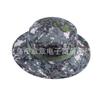  Military fan round-brimmed hat, outdoor hat, python pattern hat, camouflage hat, hiking sun hat