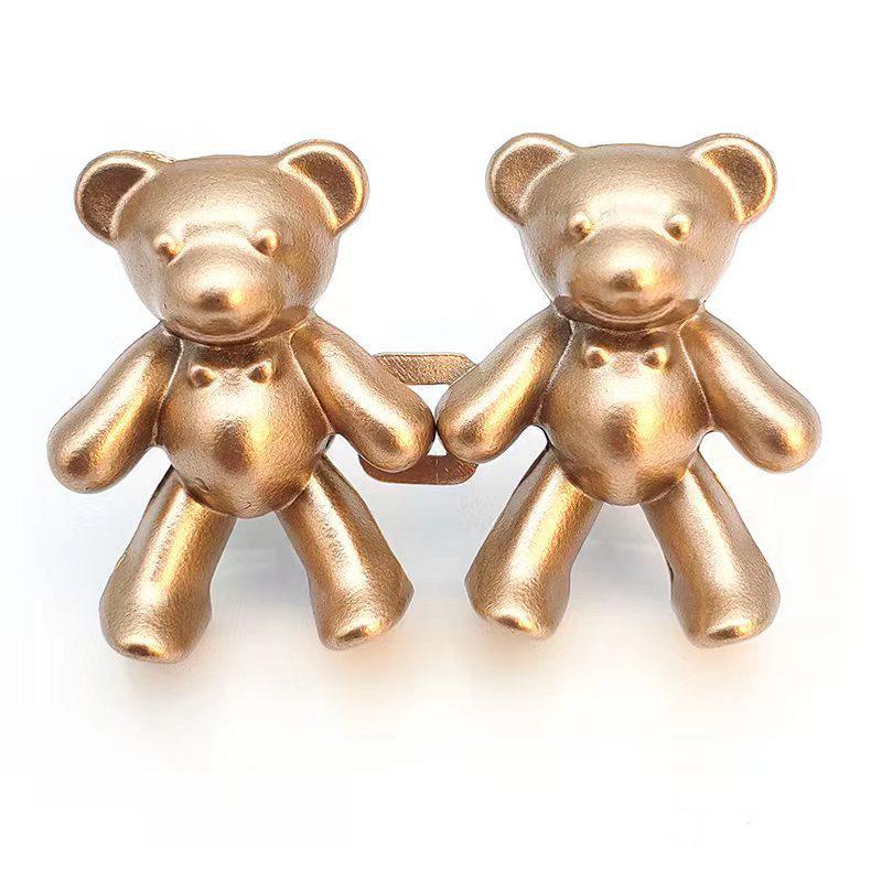 Adjustable Bear Waist Buckle Skirt Decor