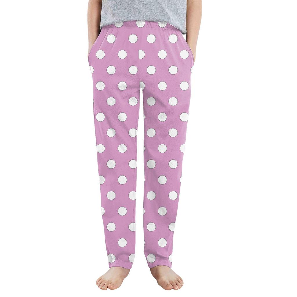 Kids' Casual Pants - Solid Color Sport Pants With Pockets