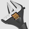 Wide Mouth Adjustable Wrench Wide Jaw, Comfortable Handle for Plumbing Projects