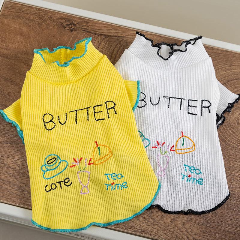 

25 years old new spring and summer thin two-legged clothes medium and small dog teddy bear breathable cat pet dog dog clothes XXL (recommended weight 15-10kg)