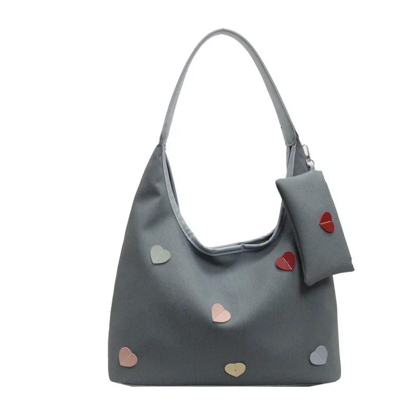 Codzienne szycie jednolite torby na ramię z przegródkami gorąca sprzedaż damskie płócienne torby na zamek