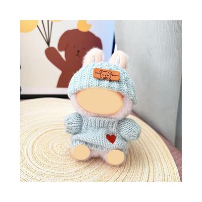 Cimoon Doll Clothing Set for 15cm/17cm Plush Toys Blue Sweater Outfit Costume Accessory