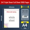 Pinfeed Multi-Part Computer Paper, 210x297mm, 241x297mm, 1000 Sheets/Box