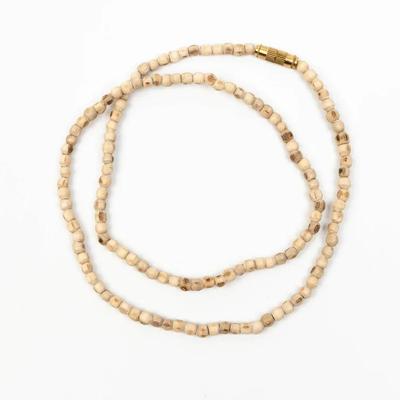Tulsi Mala Kanthi – Authentic Tulsi Wood Beads Necklace for Hindu Prayer, Spiritual Healing & Meditation Mala –Religious Gift for Men & Women