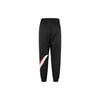 Nike Lina RN Transparentes Rosa Großer Haken Kordelzug Lässige Strick Sporthose Damen Hose Schwarz CZ8665-010