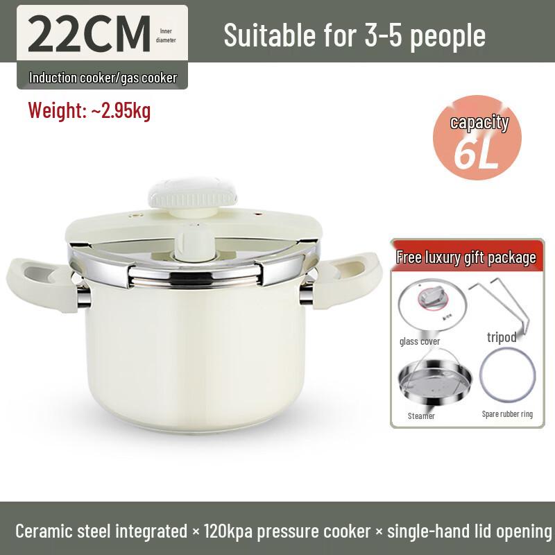 OLOEY 316L Stainless Steel Pressure Cooker