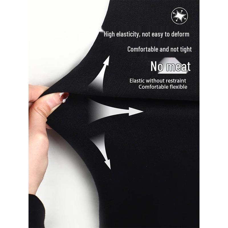 Women's Black High Waist Micro Flare Denim Pants - Slimming Pear-Shaped Fit for Spring & Autumn 2025.