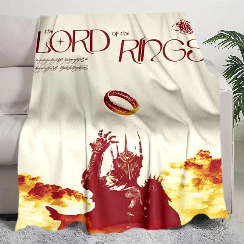 1PC The Lord of the Rings blanket, all-season lightweight home office outdoor nap multifunctional blanket, Christmas gifts