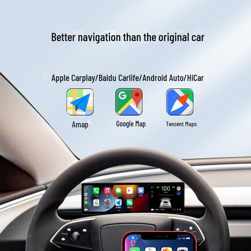 Tesla Model 3 New LCD Smart Instrument Screen with CarPlay and OTA Integration