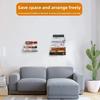 1PCS Invisible Bookshelf Wall Mounted Storage Rack Hidden Suspended Storage Rack Book Wall Support Rack