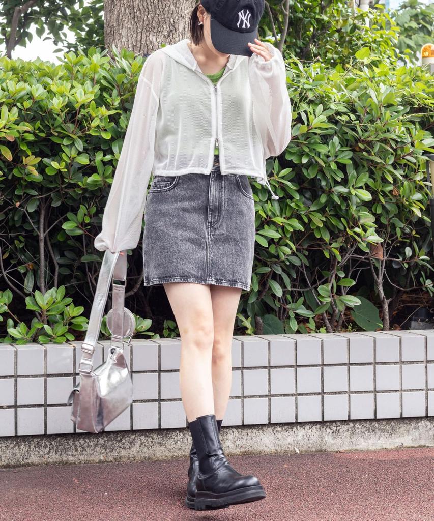 WEGO Mesh Long Sleeve Streetwear Korean Short Summer Size White Women's Double-Zip Hoodie, T-Shirt, Top, Casual, Length, Gift, Clothes, Spring,