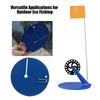 2Pcs Winter Fishing Supplies Ice Fishing Flags Sea Fishing Tackle Fishing Tip Up Fishing Flags Ice Fishing Accessories