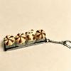 Simulation Food Food Miniature Fidget Keycap Finger Button Fake Food Key Chain  Bag Charm
