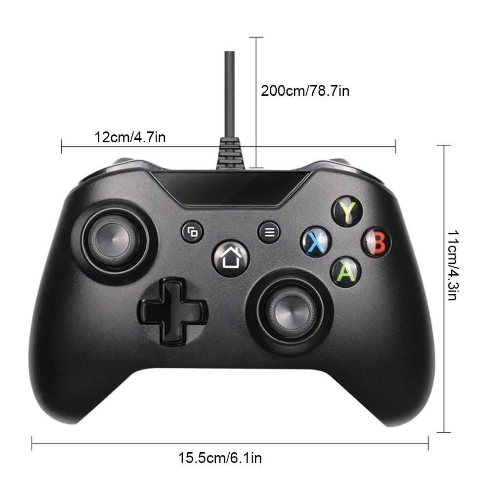 USB Wired Dual Motor Vibration Game Controller 2.4Ghz Wireless Rechargeable Gaming Console Desktop PC Gamepad ABS Joystick